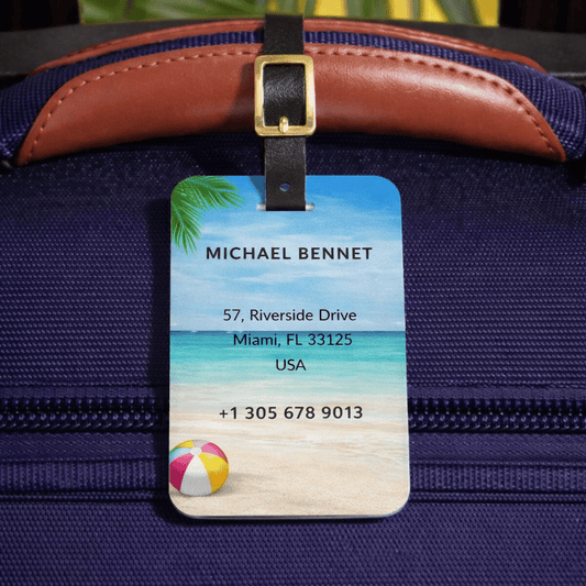 Personalized Luggage Tags - Jetset Vibes - Chatterbox Labels - Luggage Tags