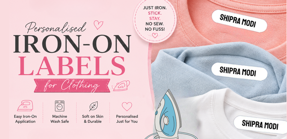 Personalised Iron On Labels for Clothing