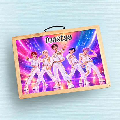 Custom Folding Desk - K-Pop Boy Band Theme