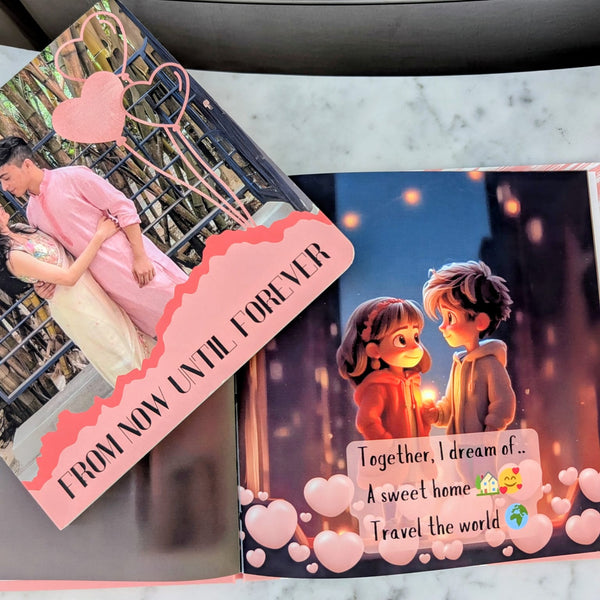 Personalised Love Book - Chatterbox Labels - Valentine's book