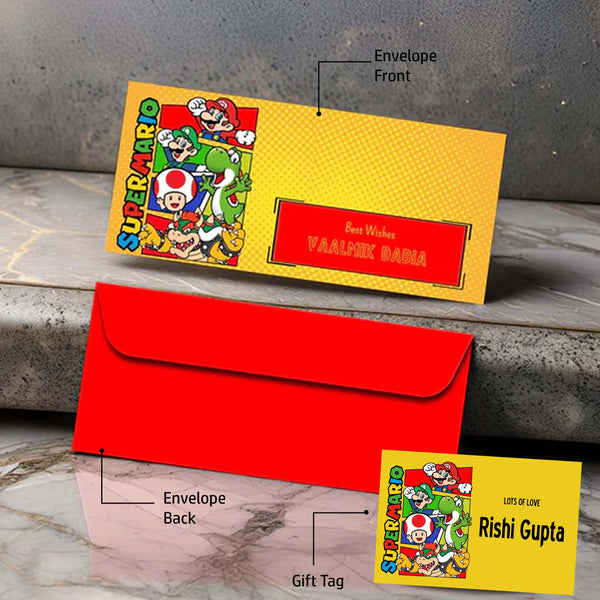 Money Envelopes - Super Mario - Set of 20