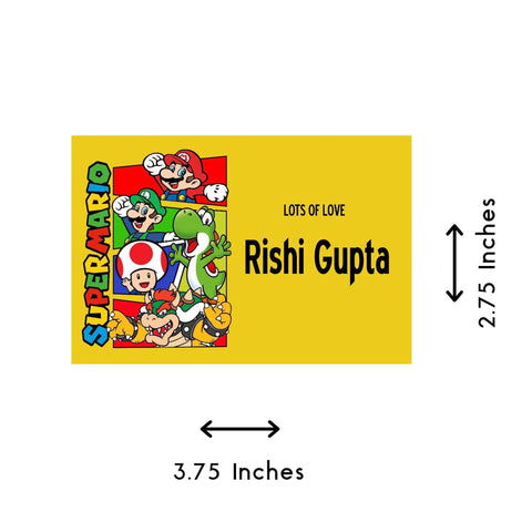 Gift tags / Gift Stickers - Mario Design - Chatterbox Labels - Gift Tags