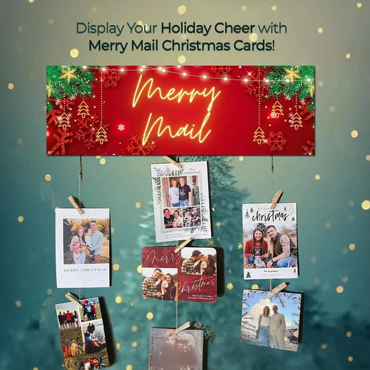 Christmas Merry Mail - Chatterbox Labels - Christmas Decorations