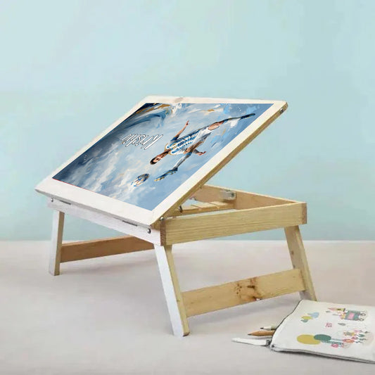 Custom Folding Desk - Messi Theme - Chatterbox Labels-Folding Table