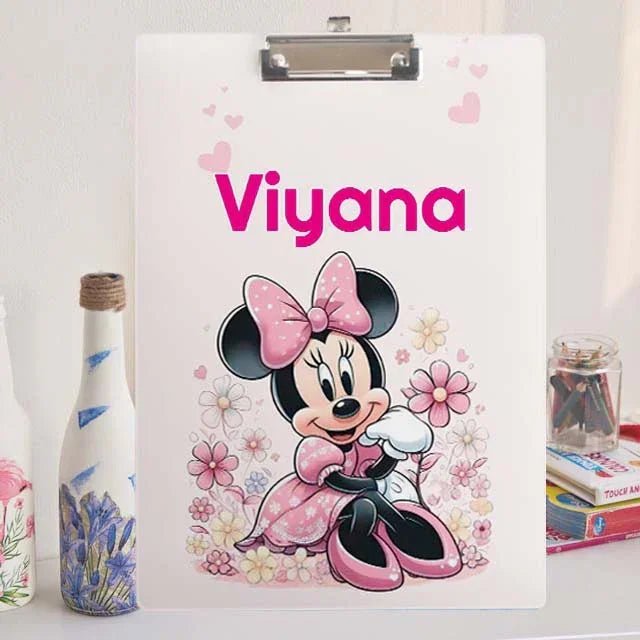 Custom Exam board - Minnie Mouse Design - Chatterbox Labels - Clipboard