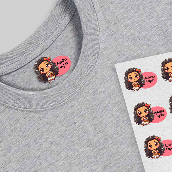 Design Heat Transfer Clothing Labels - Set of 25 - Chatterbox Labels - Clothing Labels