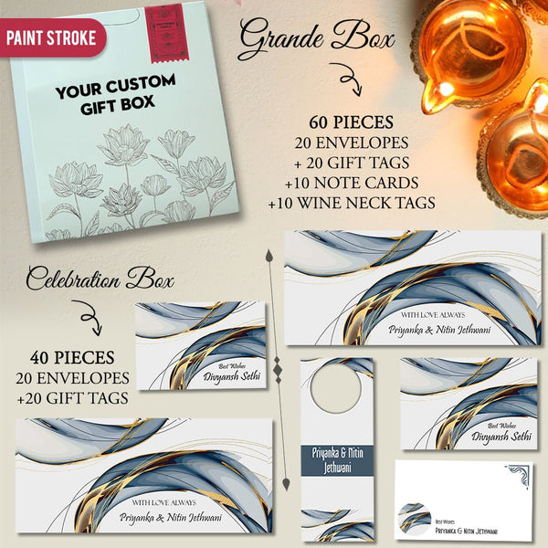 Diwali Gift Stationery Sets - Chatterbox Labels - Gift Tags