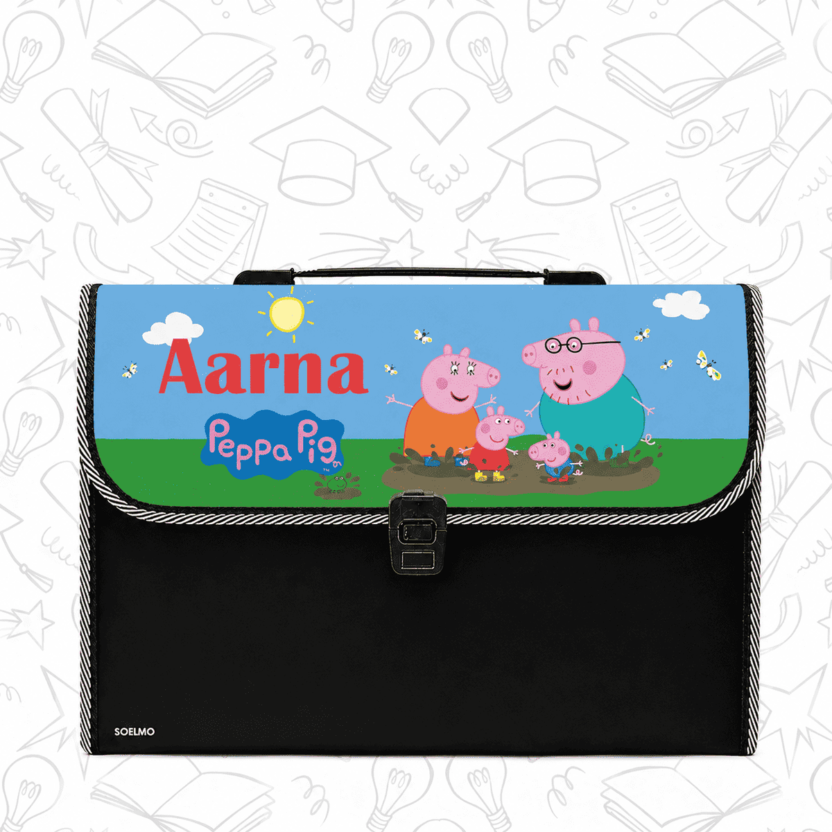 Personalized File Folders  - Peppa Pig Design