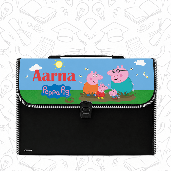Personalized File Folders  - Peppa Pig Design