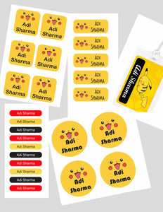 Assorted Waterproof Labels - Pokemon Theme Chatterbox Labels