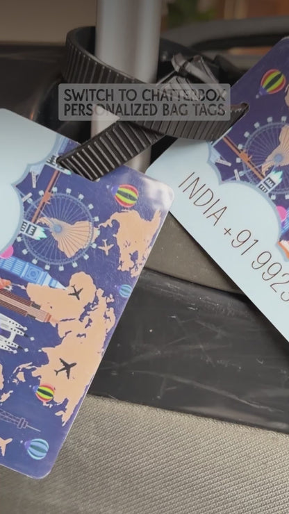 Personalized Luggage Tags - Jetset Vibes