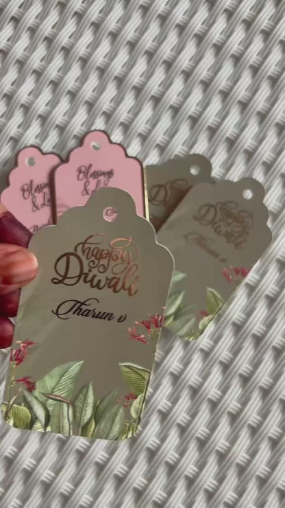 Luxe Personalised Gift Tags - Golden Prestige
