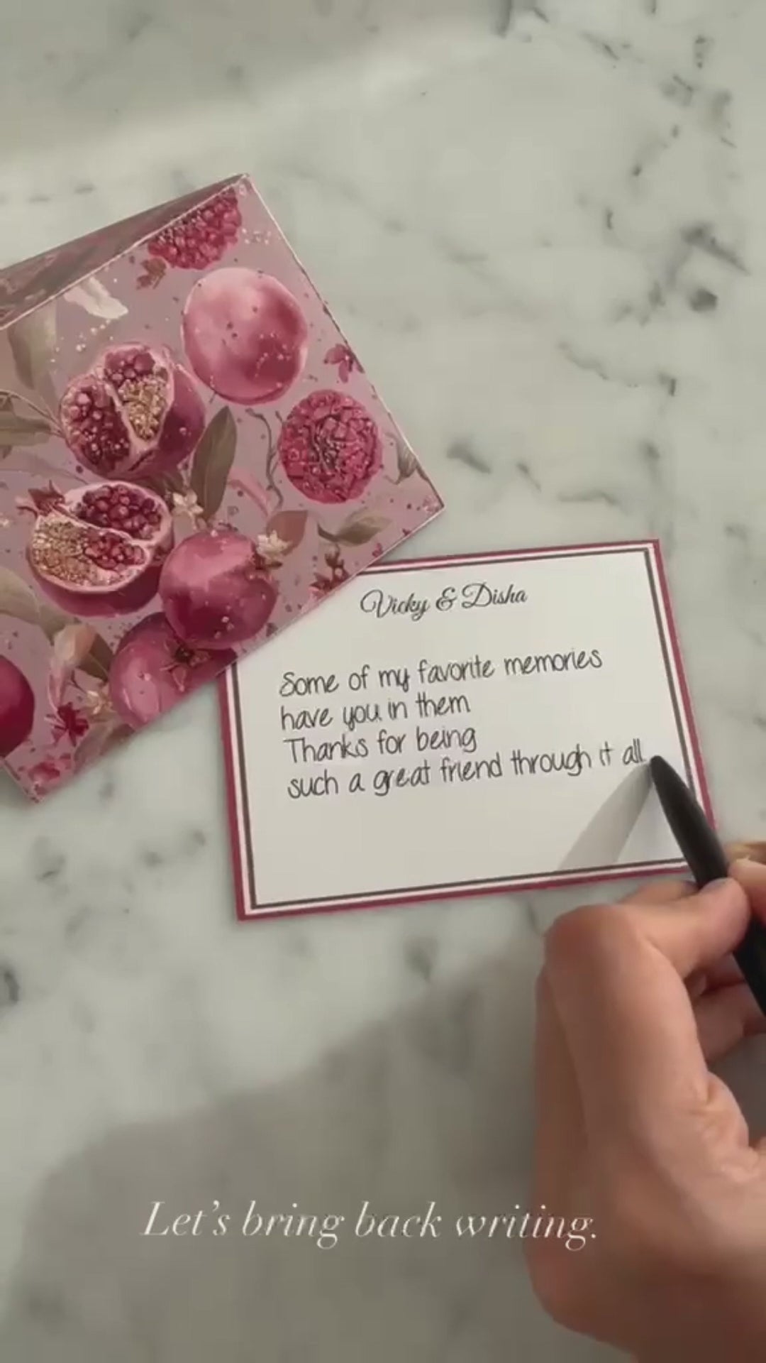 Personalised Note Cards With Envelopes - Crimson Classic - Chatterbox Labels - Notecards