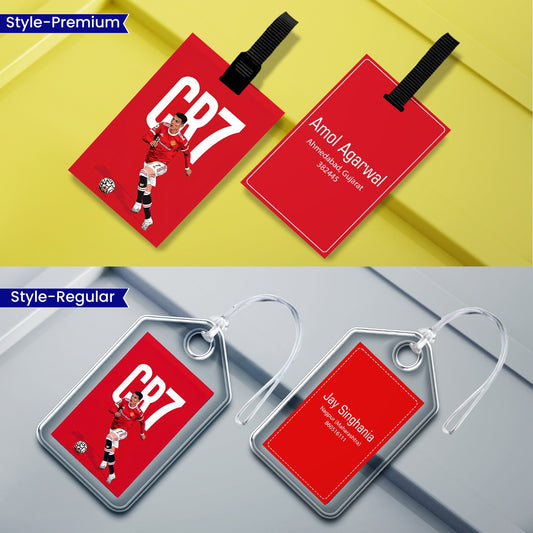 Personalized Bag Tags for Kids - Ronaldo - Chatterbox Labels-Bag Tags