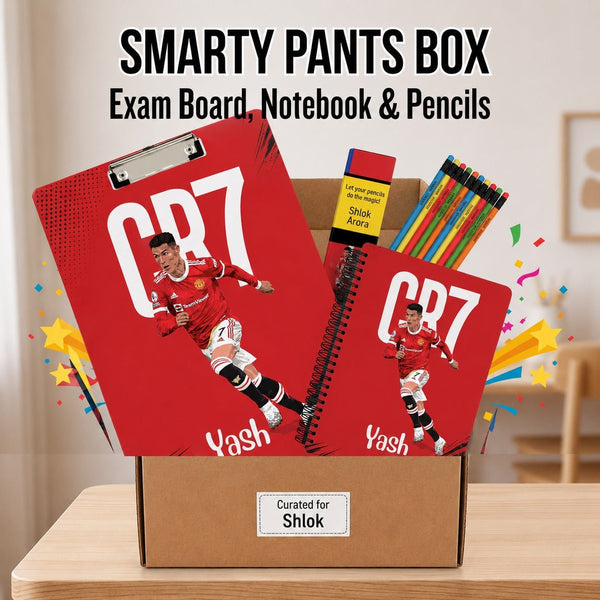 Smarty Pants Gift Box - Examboard, Notebook & Doms Pencils - Chatterbox Labels-