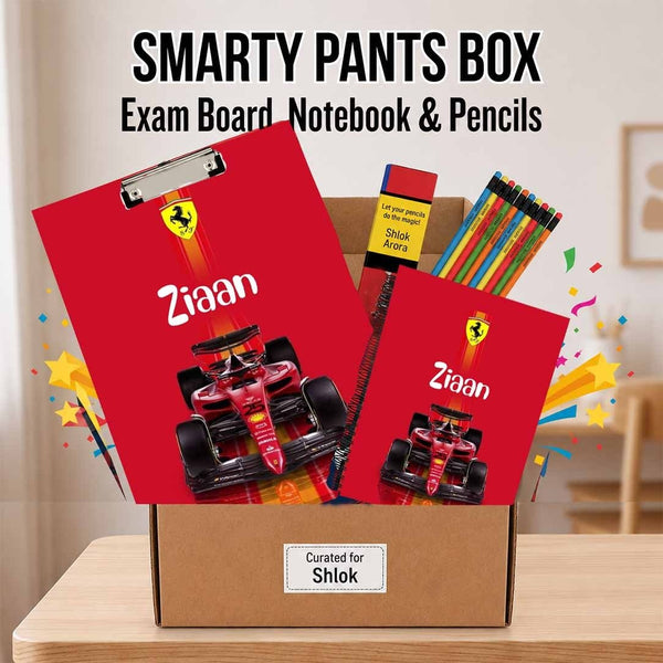 Smarty Pants Gift Box - Examboard, Notebook & Doms Pencils - Chatterbox Labels-