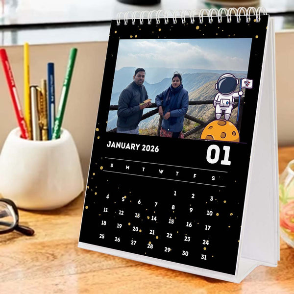 Personalised Photo Desktop Calendar - Chatterbox Labels - Calendars