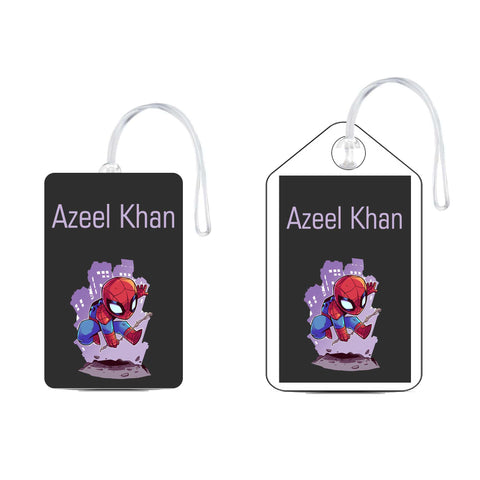 Bag Tags Spider Man Design - Set of 5 Chatterbox Labels