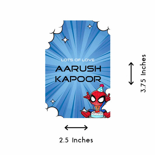 Gift tags / Gift Stickers - SpiderMan - Chatterbox Labels - Gift Tags