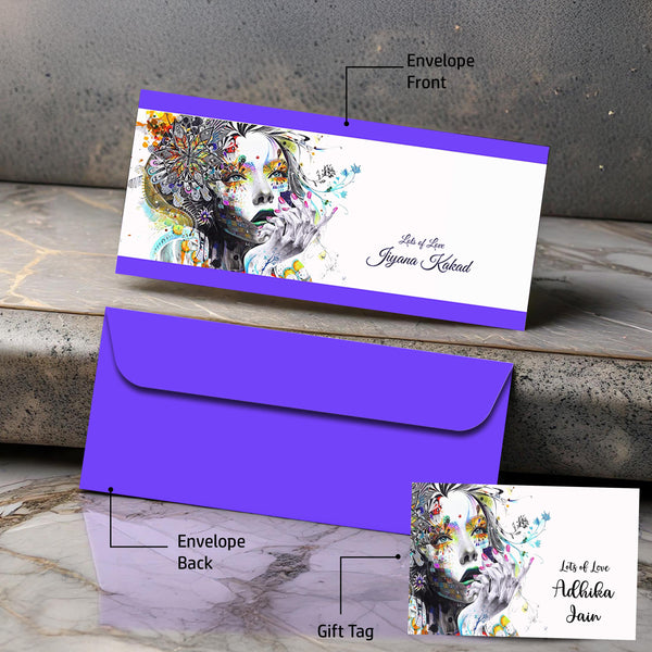 Personalised Money Envelopes - Teens Theme - Set of 20