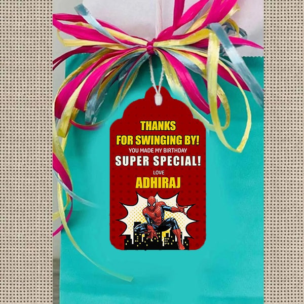 Personalised Thank You Cards - Spiderman- Set of 15