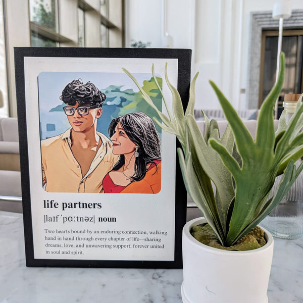 Oil Painting Photo Print - Chatterbox Labels - Canvas