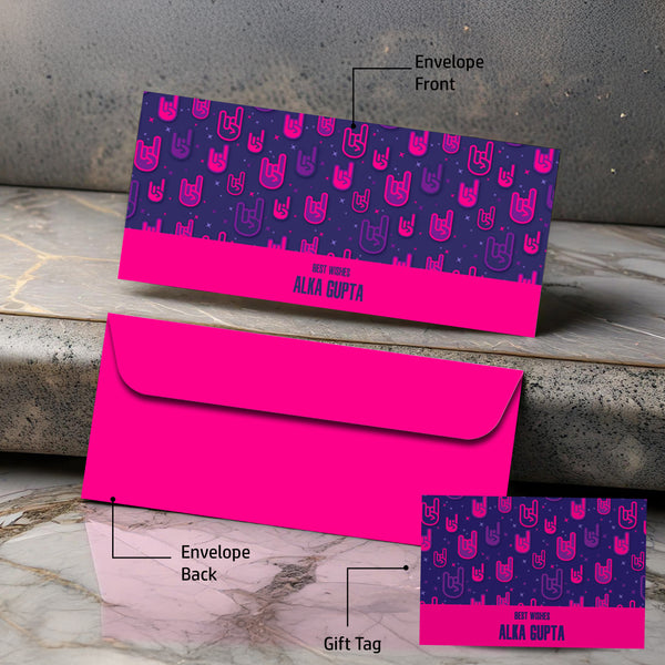 Personalised Money Envelopes -Youth Theme - Set of 20