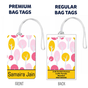 Bag Tags Pastel Design - Set of 5 Chatterbox Labels