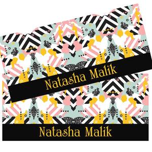 Personalised Money Envelopes - Abstract Theme - Set of 20 Chatterbox Labels