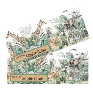 Personalised Money Envelopes - Animals Theme- 20 Pieces Chatterbox Labels