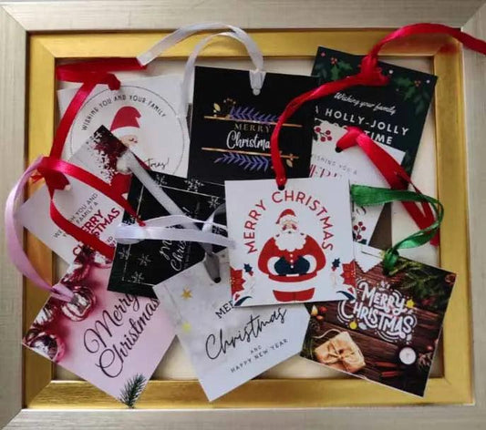 Assorted Christmas Gift Tags - 10 Pieces - Chatterbox Labels - Gift Tags