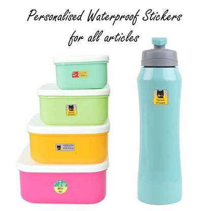 Assorted Waterproof Labels - Baby Shark Theme Chatterbox Labels