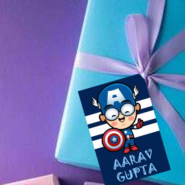 Gift tags Captain America - Set of 10 Chatterbox Labels