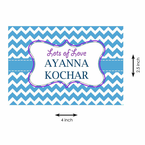 Gift tags Chevron - Set of 10 Chatterbox Labels