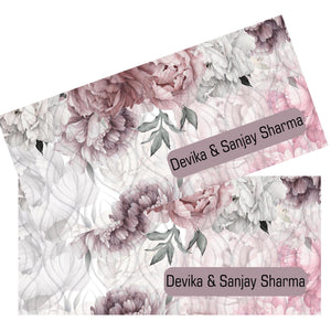 Personalised Money Envelopes- Pink Floral Theme - Set of 20 Chatterbox Labels