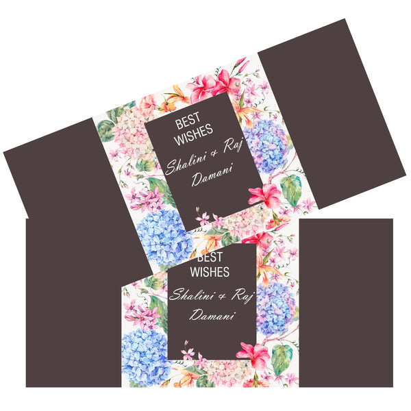Personalised Money Envelopes - Floral Theme - Set of 20 Chatterbox Labels