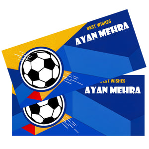 Personalised Money Envelopes - Football Theme - Set of 20 Chatterbox Labels