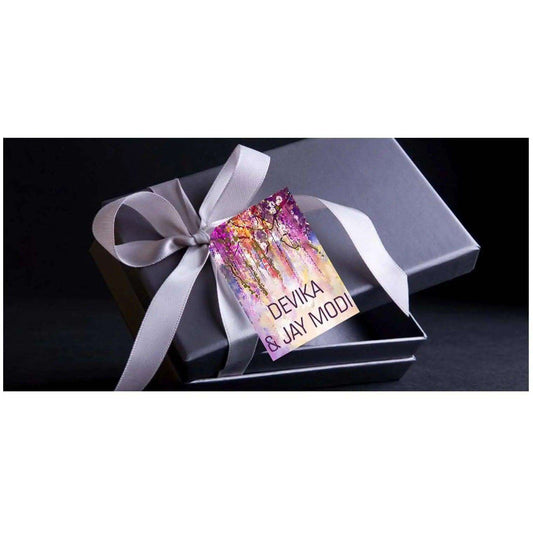 Gift tags / Gift Stickers - Purple Art - Chatterbox Labels - Gift Tags