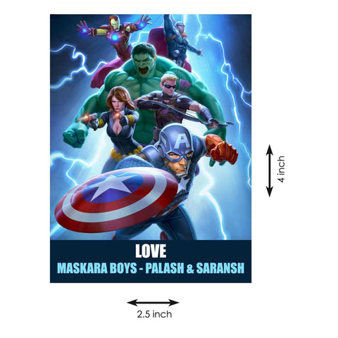 Gift tags / Gift Stickers - Avengers - Chatterbox Labels - Gift Tags