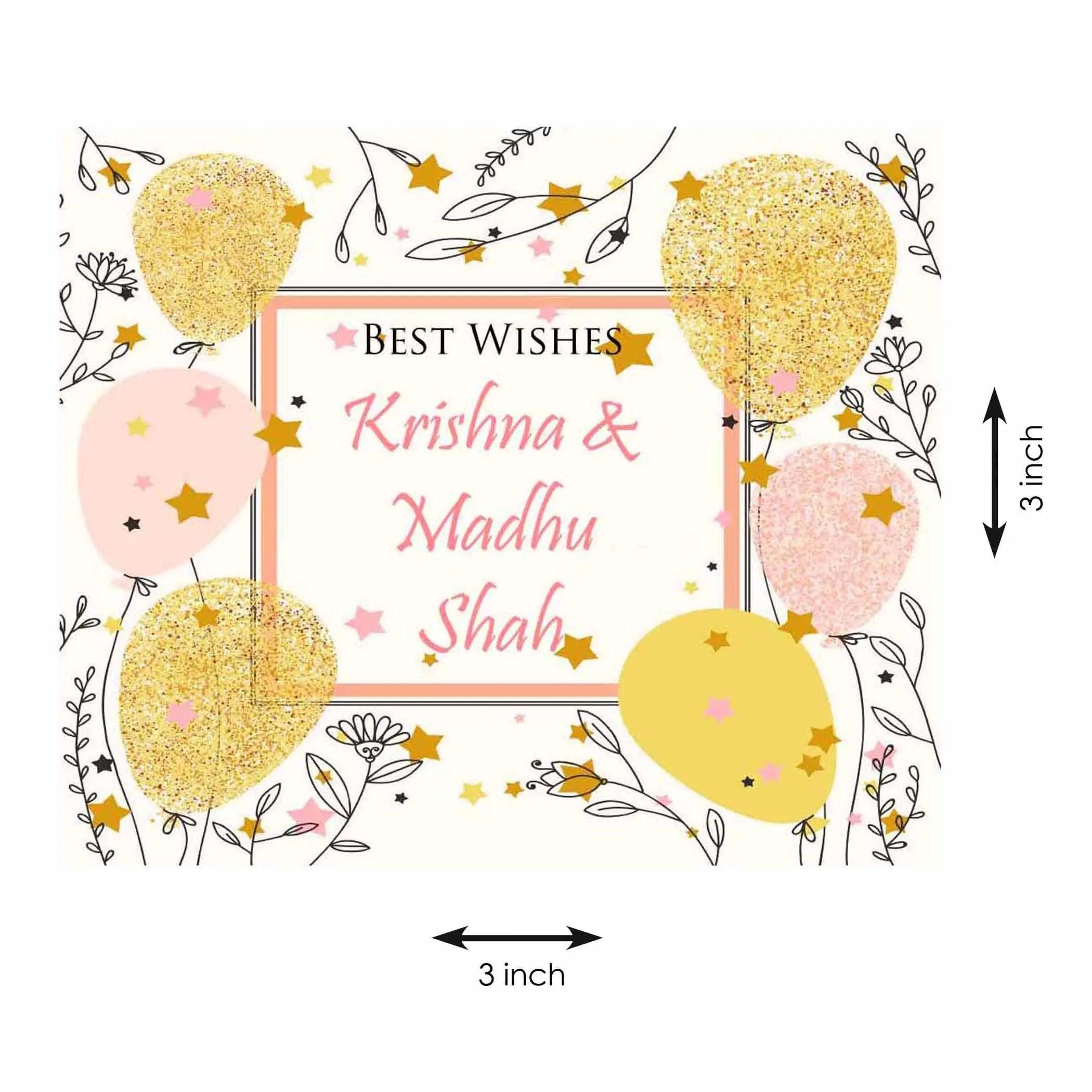 Gift tags / Gift Stickers - Balloons