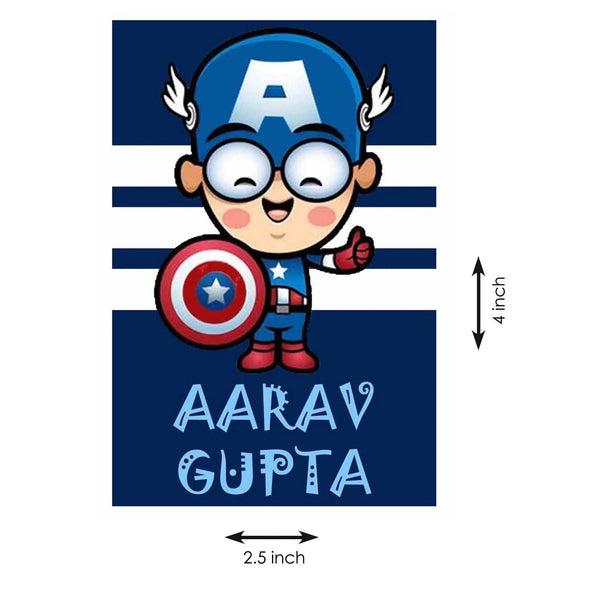 Gift tags Captain America - Set of 10 Chatterbox Labels
