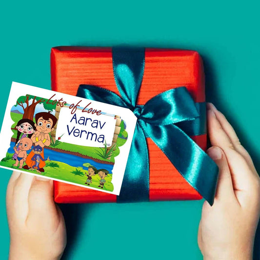 Gift tags / Gift Stickers - Chota Bheem - Chatterbox Labels - Gift Tags