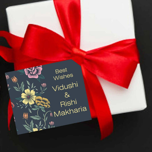 Gift tags / Gift Stickers - Dark Floral - Chatterbox Labels - Gift Tags