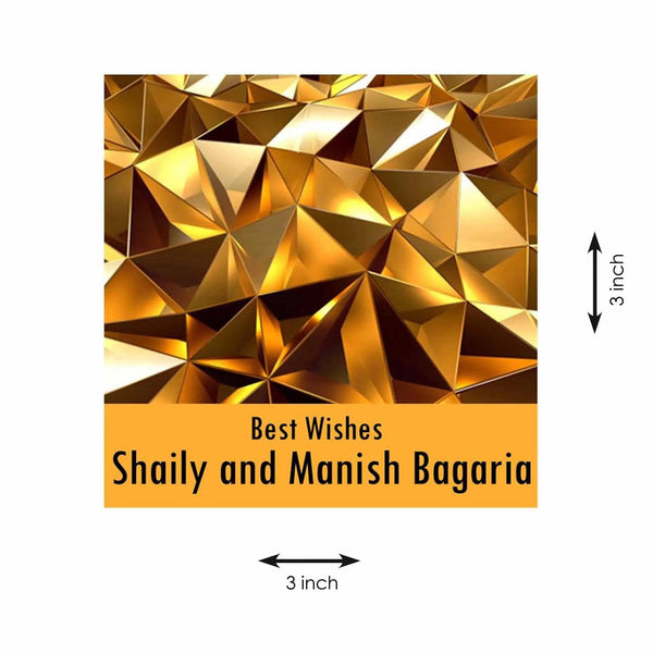Gift tags Golden Prism - Set of 10 Chatterbox Labels