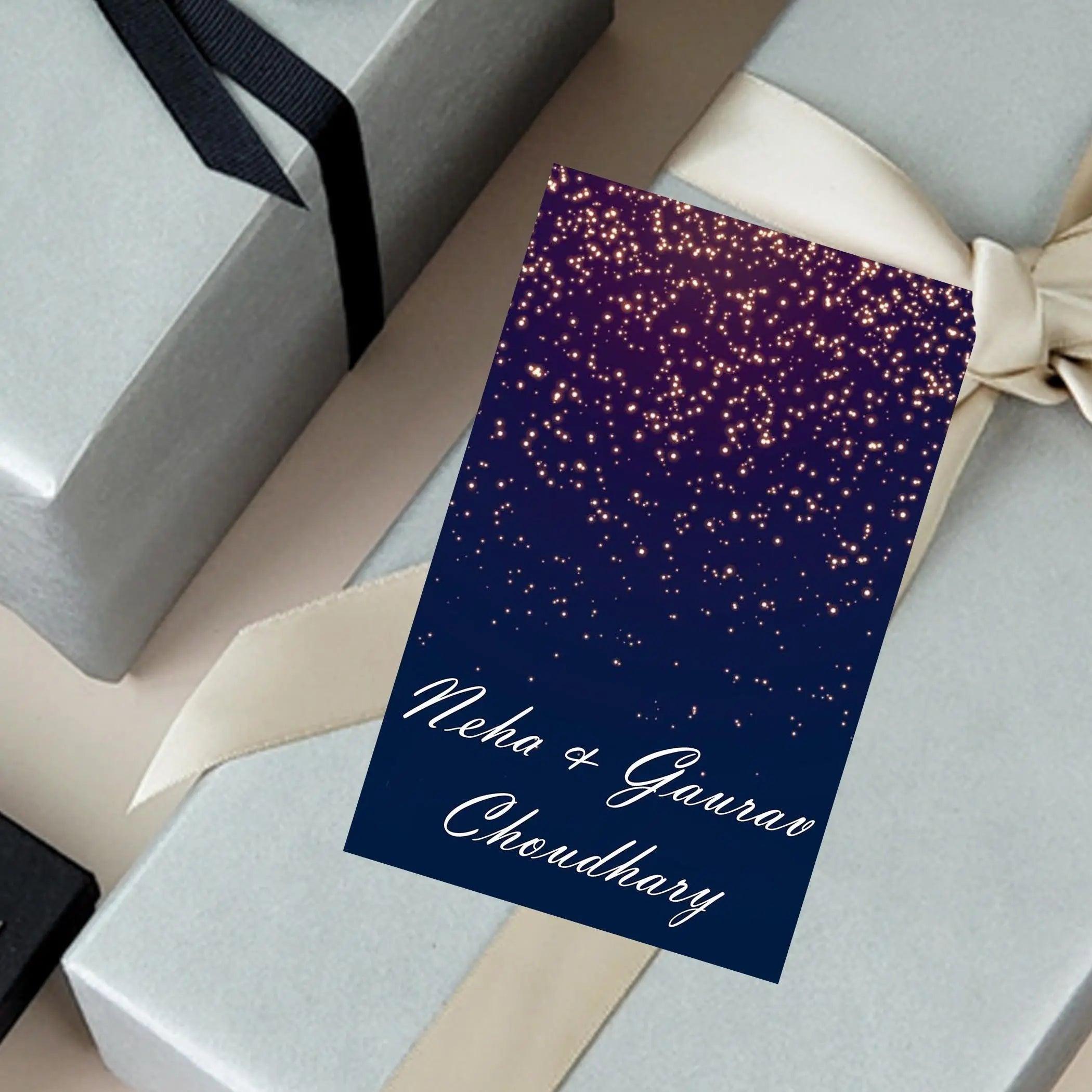 Gift tags / Gift Stickers - Indigo - Chatterbox Labels - Gift Tags