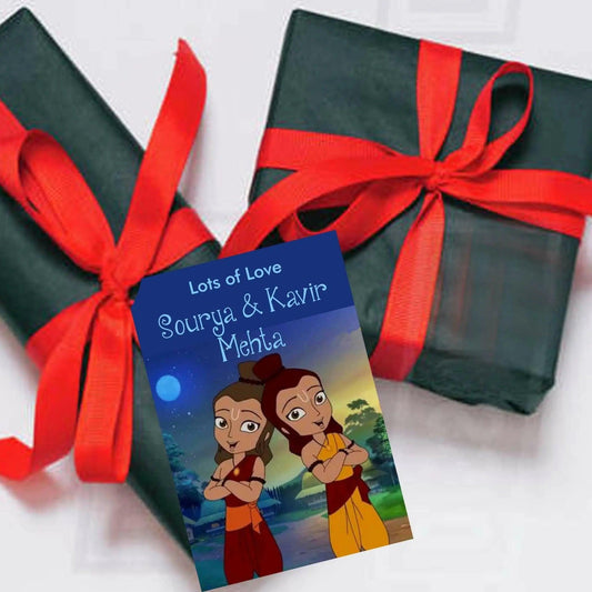 Gift tags / Gift Stickers - LuvKush For Brothers theme - Chatterbox Labels - Gift Tags