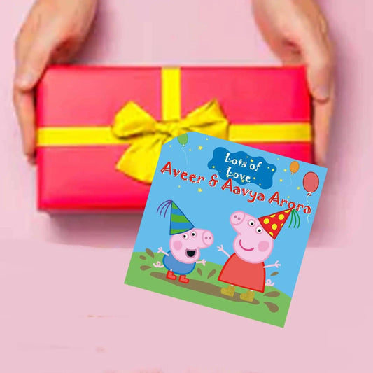 Gift tags / Gift Stickers - Peppa Pig - Chatterbox Labels - Gift Tags