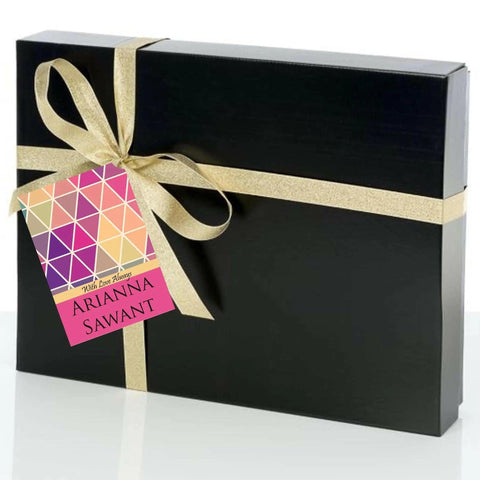 Gift tags Pink Triangles - Set of 10 Chatterbox Labels