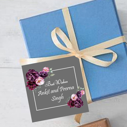 Gift tags / Gift Stickers - Sharp Grey - Chatterbox Labels - Gift Tags