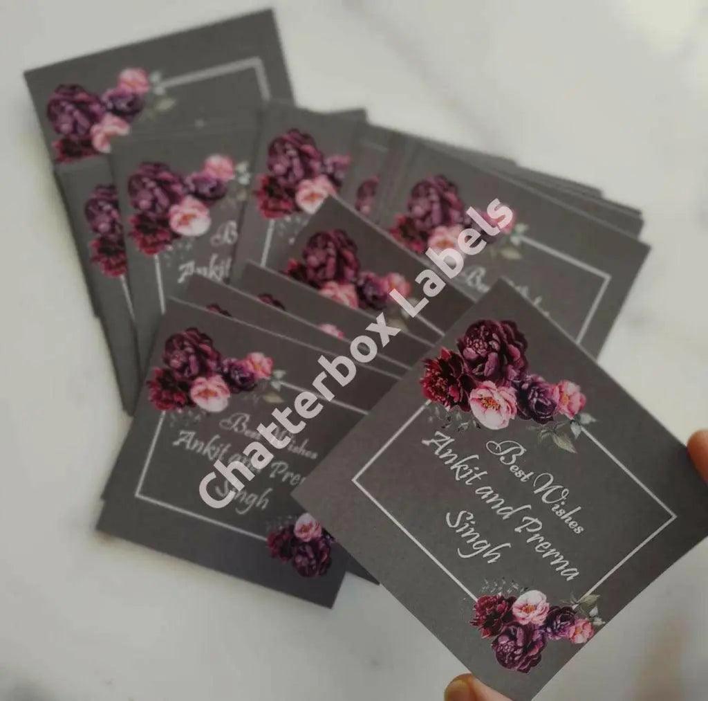 Gift tags / Gift Stickers - Sharp Grey - Chatterbox Labels - Gift Tags